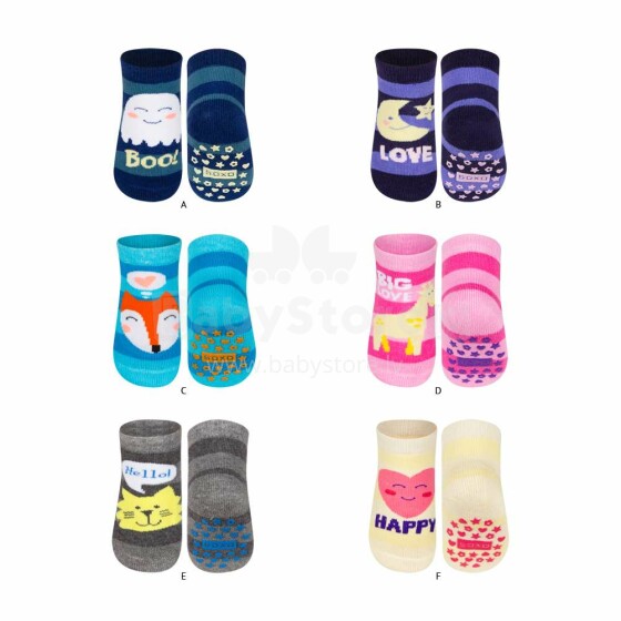 SOXO Baby 6 Art.75160  - AntiSlip ABS Infant socks
