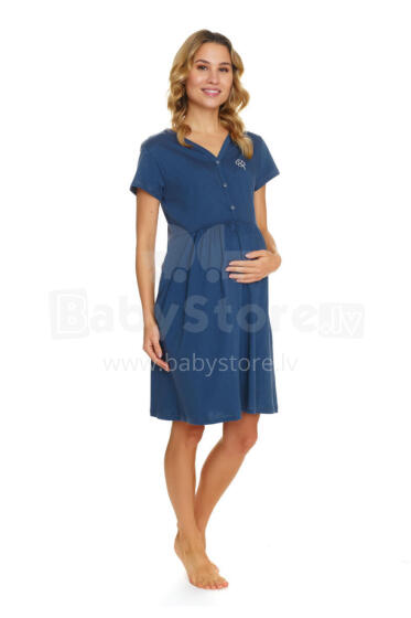 Doctornap  Cotton Night Dress Art.5336 Kokvilnas naktskrekliņš grūtniecēm/barošanai