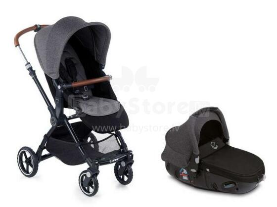 Jane Kendo Matrix Light 2 Art.5560 U06 Cold Black Stroller 2in1