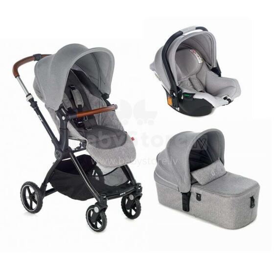Jane Kendo Micro Koos Isize R1 Art.5559 U05 Dim Grey Ratiņi trīs vienā