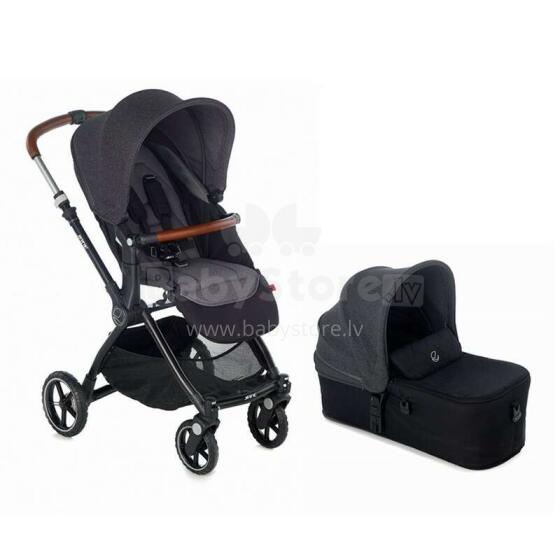 Jane Kendo Micro Art.5558 U06 Cold Black Kоляска 2 в 1 - Прогулочный блок + люлька