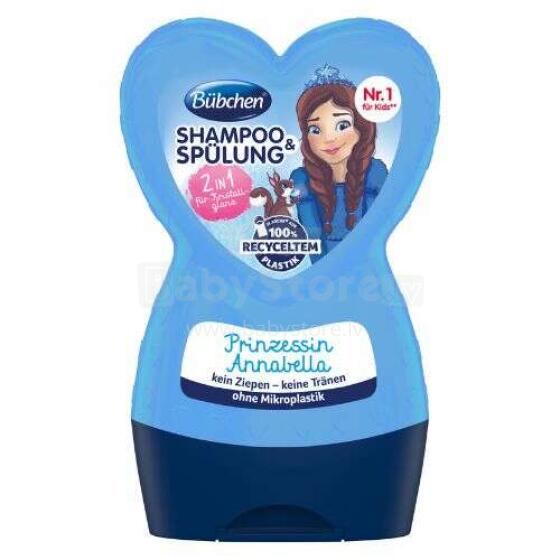 Bubchen Shampoo&Duschgel Art.62388  Šampūns un matu kondicionieris “Princese Annabella”, 230 ml