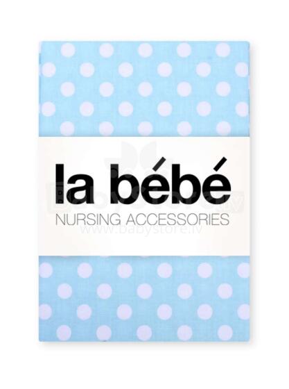La Bebe™ Set 100x140/40x60 Art.63090 Mint Dots Комплект детского постельного белья из 2х частей 100x140cm
