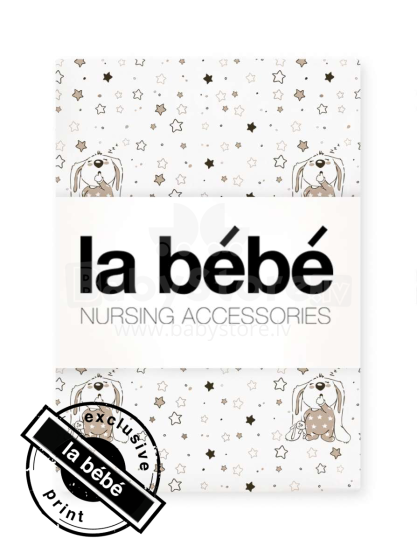 La Bebe™ Nursing Cotton Bunnies Art.63155 Laste puuvillane suletekk kate
