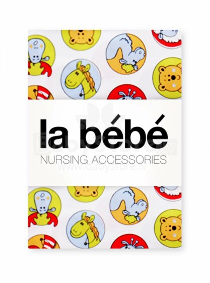 La Bebe Nursing Happy Animals Art.63184 Детский хлопковый пододеяльник 100х140см