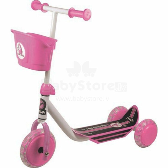 Stiga Mini Kid Scooter Pink Art.80-7401-07 Трёхколёсный Самокат