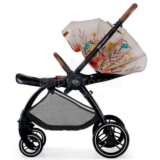 Kinderkraft Evolution Cocoon Art.632551 Bird Universālie rati 2 in1