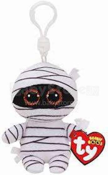 TY Beanie Boos White mummy clip Art. TY35111 Augstvērtīga mīksta plīša rotaļlieta piekariņš