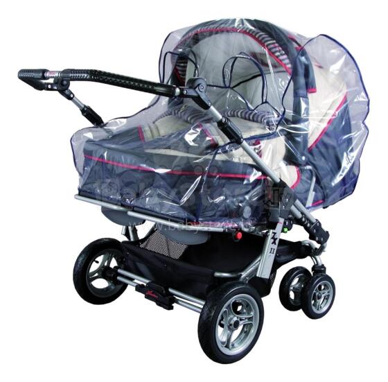Universal Rain Cover for Twins Art.63828 Universal rain cover for a stroller (twins/twins)