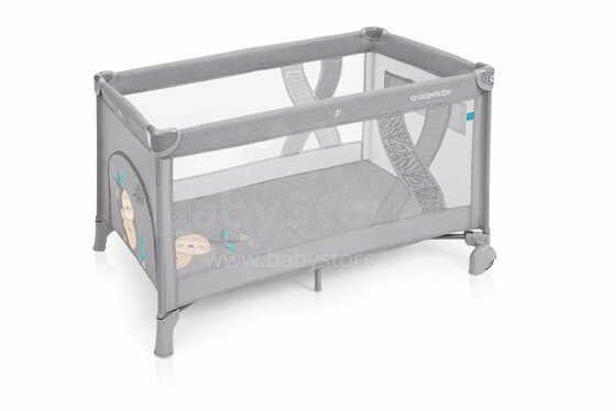 Baby Design Simple Col. 07 Bērnu Manēžā ceļojumu gulta