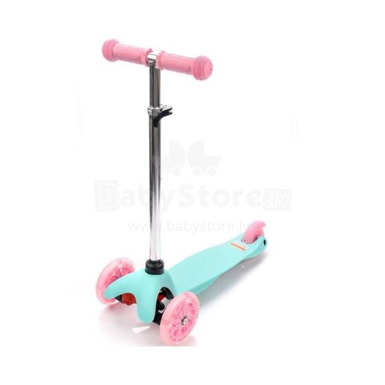 Meteor® Scooter Tucan  Led Art.22501 Детский выcококачественный самокат со световыми эффектами