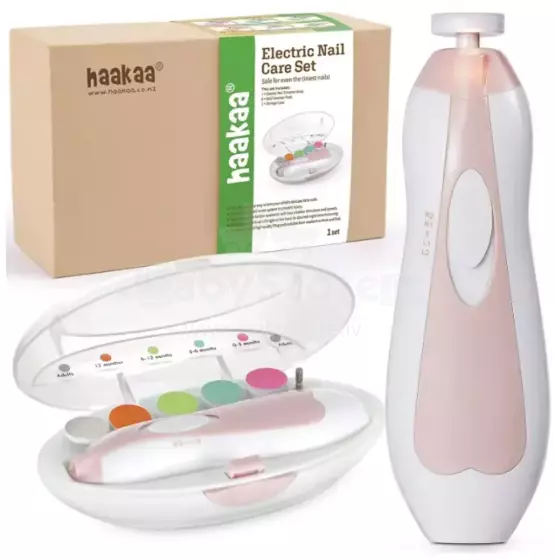 Haakaa Electric Nail Care Set Art.SGE004 Набор для ухода за детскими ногтями