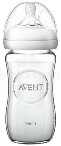 Philips Avent Art.SCF053/17 Stikla barošanas pudelīte 1m+ 240ml
