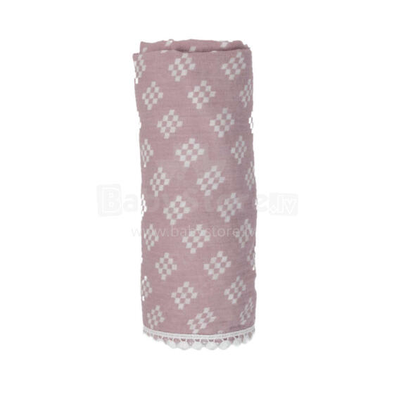 Lodger Swaddler Muslin Art.SWT107 Rose