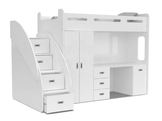 AJK Zuzia Plus Art.65563 White Детский  модульный  комплект мебели