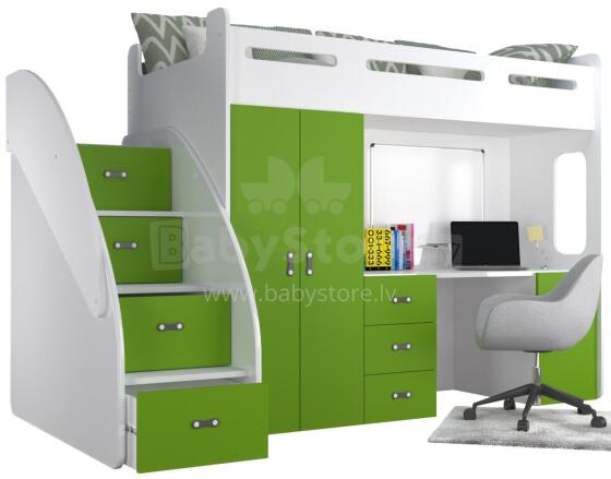 AJK Zuzia Plus Art.65575 Green  Детский  модульный  комплект мебели