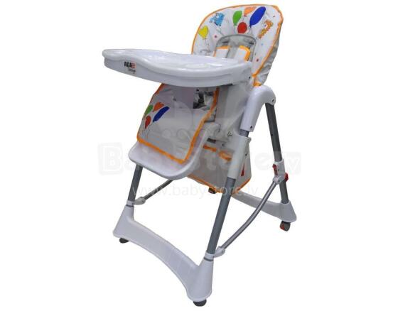 Aga Design Braiton Art.BXS214  Orange Стульчик для кормления