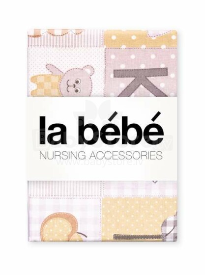 „La Bebe Nursing Square Nappy“ patalynės komplektas, 3 dalių 100x140