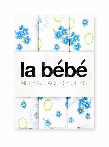 La Bebe Nursing Flanēļa autiņu komplekts 75x75 cm