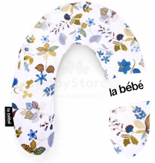 „La Bebe ™“ turtinga medvilnės slaugos motinystės pagalvė Art. 67078 Vasaros lapų pasaga (pasaga) kūdikio maitinimas, miegas, pasaga nėščioms moterims 30 * 175cm