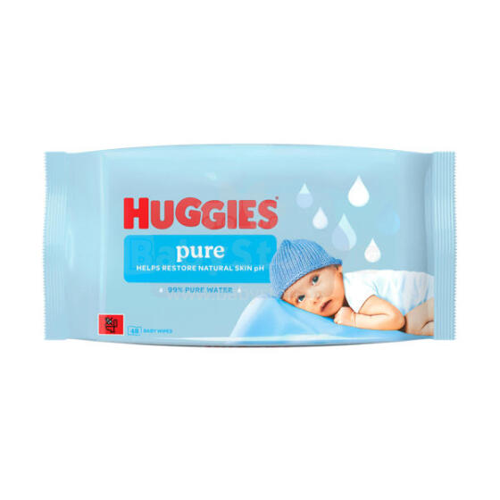 Huggies Pure Art.67109 Mitrās salvetes,48 gab