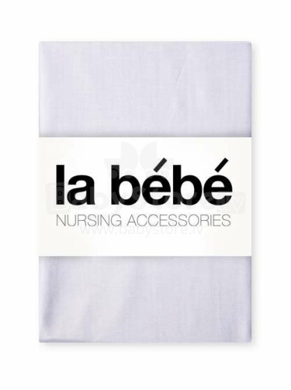 La Bebe™ Set 100x135/40x60 Art.37757 White Gultas veļas komplekts 2-daļīgs 100x135cm