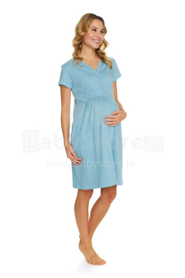 Doctornap  Cotton Night Dress Art.5336 Kokvilnas naktskrekliņš grūtniecēm/barošanai