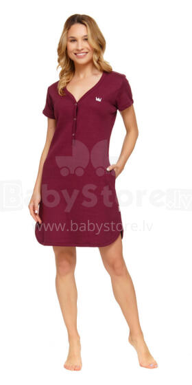 Doctornap Night Dress Art.4115 Хлопковая ночная рубашка для беременных/кормления
