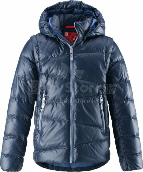 Reima Martti 531291-6980 Теплая пуховая куртка - жилетка  для мальчиков, 2 in 1  (размеры 104-158 см)