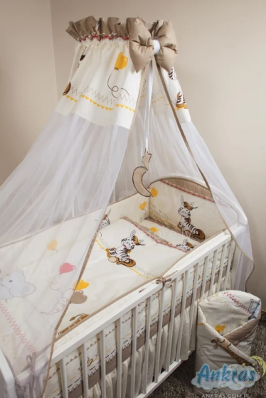 ANKRAS Bērnu gultiņas aizsargapmale 360 cm