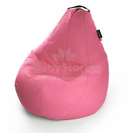 Qubo™ Comfort 120 Raspberry Pop Art.68081 Augstas kvalitātes krēsls Bean Bag