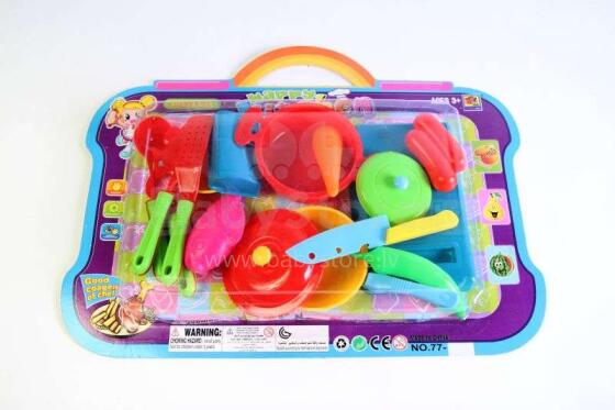 Hall Toys Art.8214534 Игровой набор посуды и кухонных принадлежностей