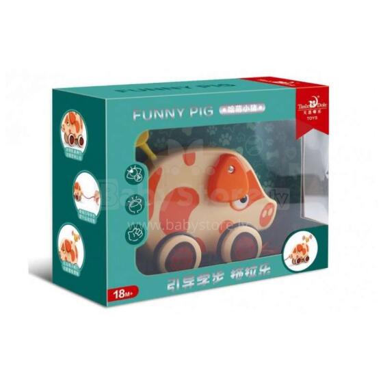 TLC Baby Funny Pig Art.189655 Игрушка на колёсах
