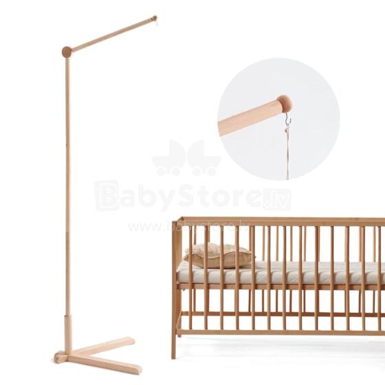 Wooden Baby Mobile Holder Art.68771  Changing Table Baby Music Box Baby Mobile for Bed Playpen DIY Rotating Fixed Base