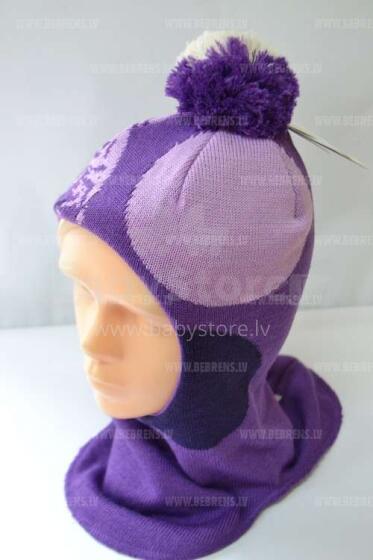 Lenne '18 Jodal Art.17381/362 Теплая вязанная шапка шлем для малышей