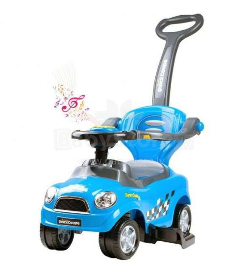 Mašīna ar stumjamo rokturi SUPER COUPE blue 30139
