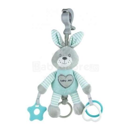 BabyMix Rabbit Art.40845 Rotaļlieta piekārināma ratiem ar vibrāciju