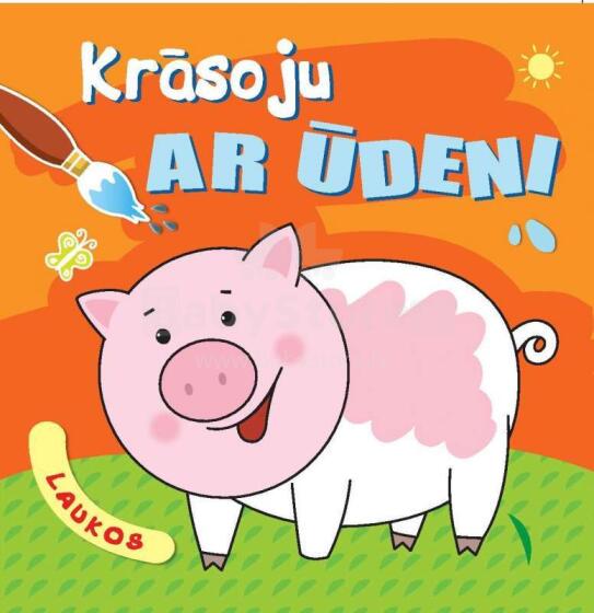 Kids Book Art.69611  Krāsoju ar ūdeni. Laukos