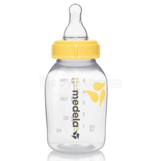 Medela Art.200.0598 Бутылочка с силиконовой соской для кормления, размер S медленный поток, 150 мл