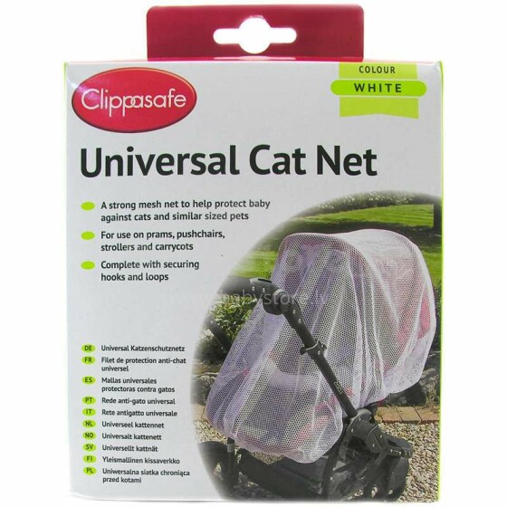 Clippasafe Cat Net Art.CLI 5/3 White  Universāls anti moskitu tīkls pret kaķiem