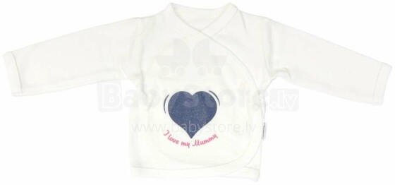 Mamatti Love Art.KO8111 medvilniniai kūdikių marškinėliai (56-62cm)