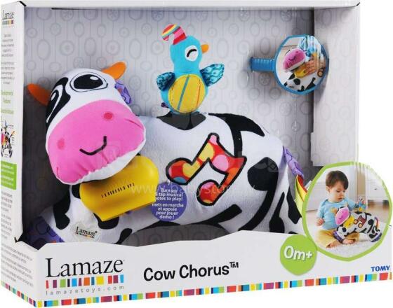 Lamaze Art.LC27560 Plīša rotalļieta ar skaņu Govs