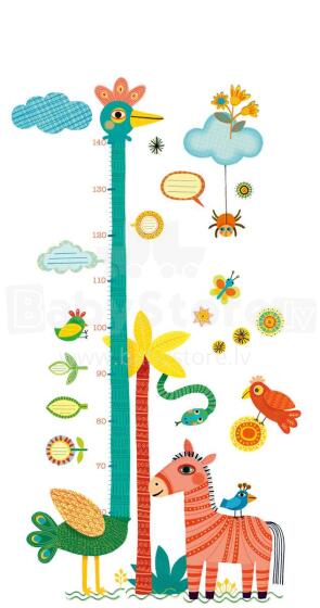 Djeco Art. DC90444 Height Chart Sienas uzlīmes-auguma mērītājs