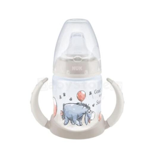 Nuk First Choice Winnie Pooh Pink  Art.SD80   Бутылочка-поильник  с насадкой для питья с силиконовой соской с 6 мес. 150 мл.