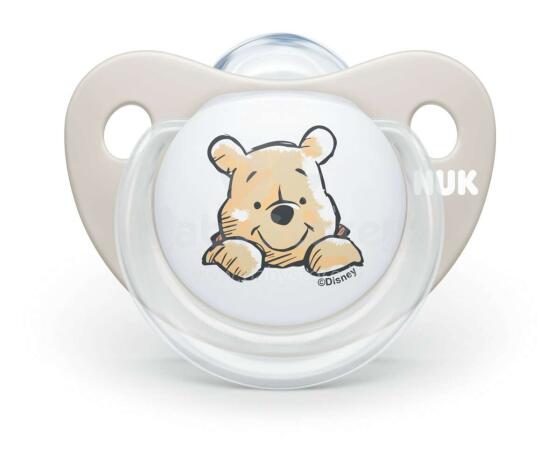 Nuk Disney Art.SU18 Силиконовая ортодонтическая соска 1 шт. ( 6-18 мес.)