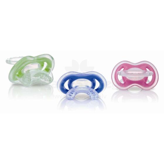 Nuby Art.618 Teether Силиконовый массажер, Соска-прорезыватель во время прорезывания зубов, (1 шт. )