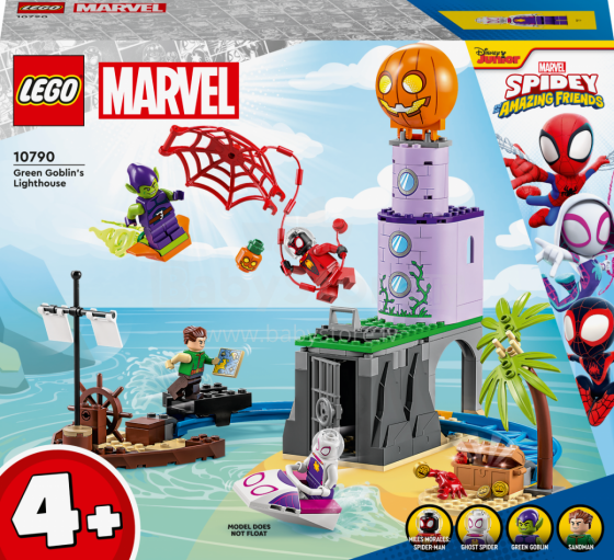10790 LEGO® Marvel Spidey komanda Zaļā Goblina bākā