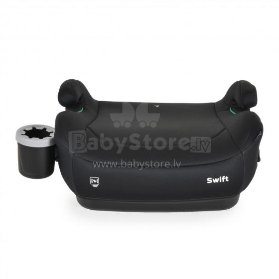 Mini Baby Swift Art.7091 Black Booster car seat with cup holder 22-36 kg