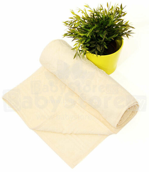 Baltic Textile Terry Towels Super Soft  Cream Хлопковое полотенце фроте 70x90 cm