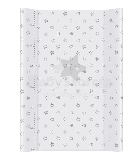 Ceba Baby Strong Stars Grey Art.106693 Pārtinamais matracis CEBA ar stingro pamati (80x50cm)